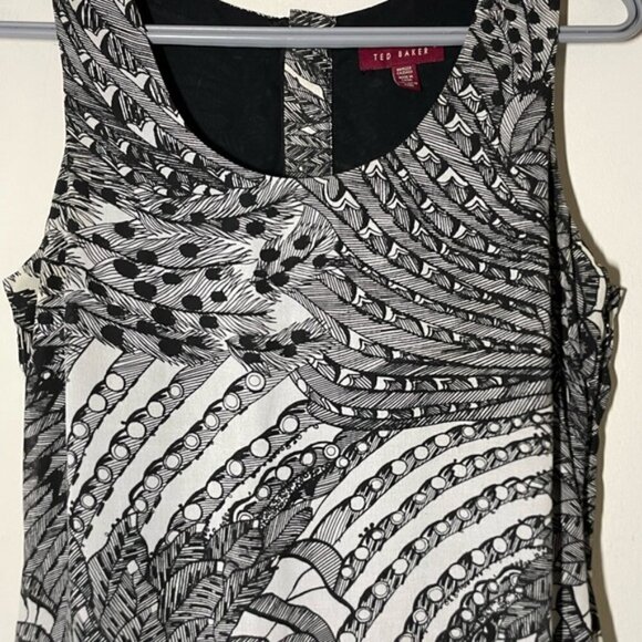 Ted Baker Sleeveless Ruffle Dress size US 6 - Picture 3 of 6